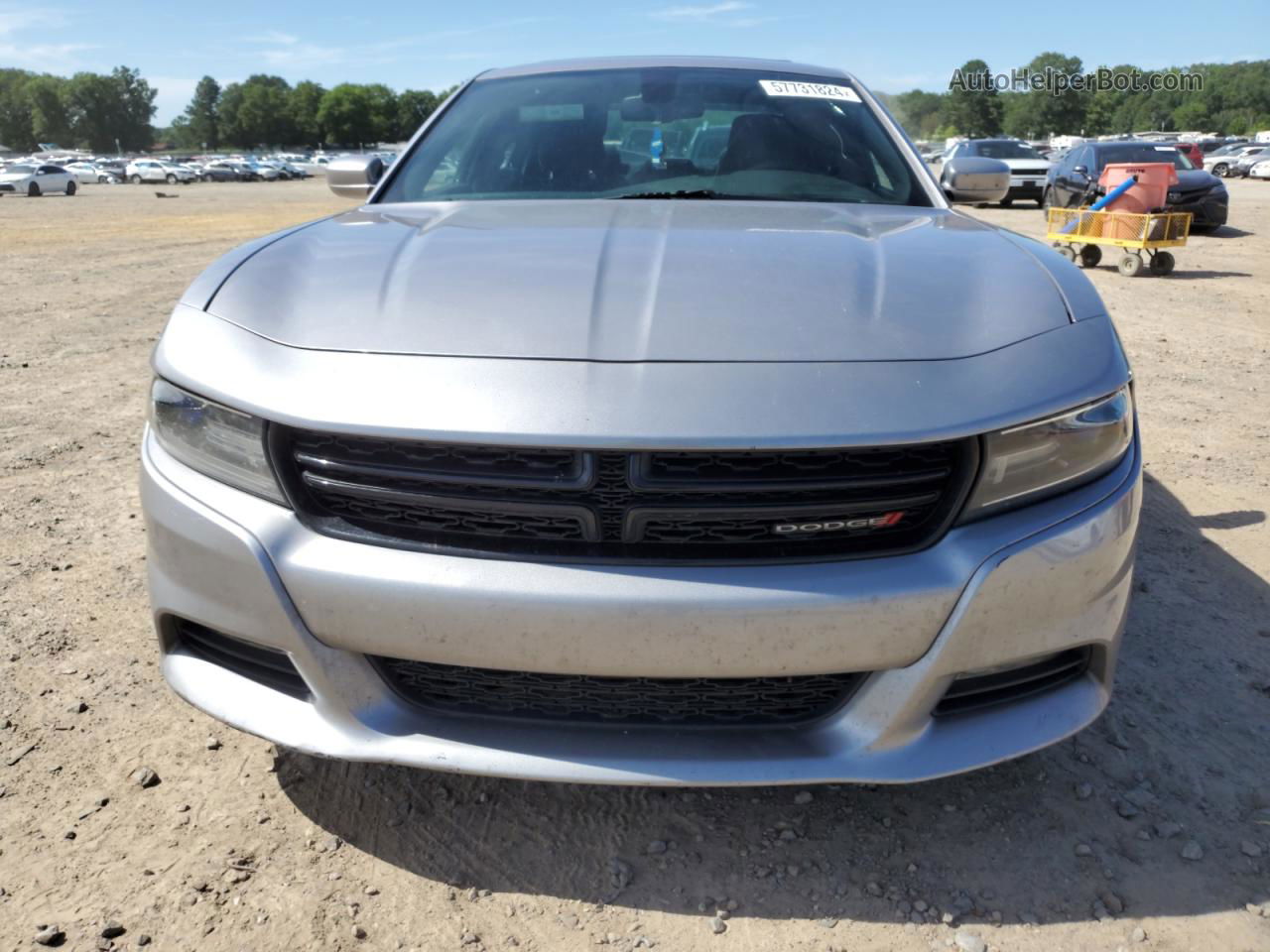 2016 Dodge Charger Sxt Silver vin: 2C3CDXHG2GH293003