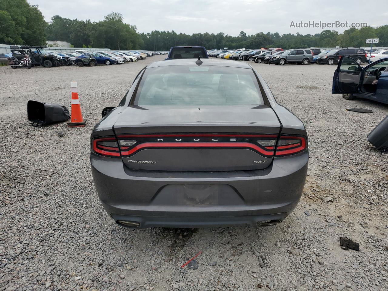 2016 Dodge Charger Sxt Gray vin: 2C3CDXHG2GH305716