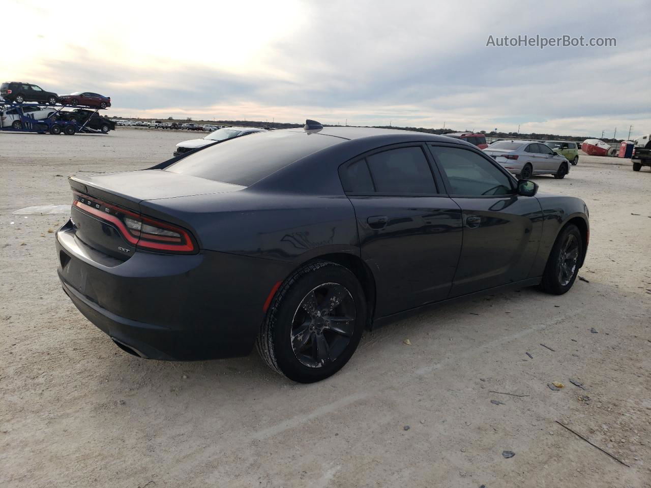 2016 Dodge Charger Sxt Blue vin: 2C3CDXHG2GH307532