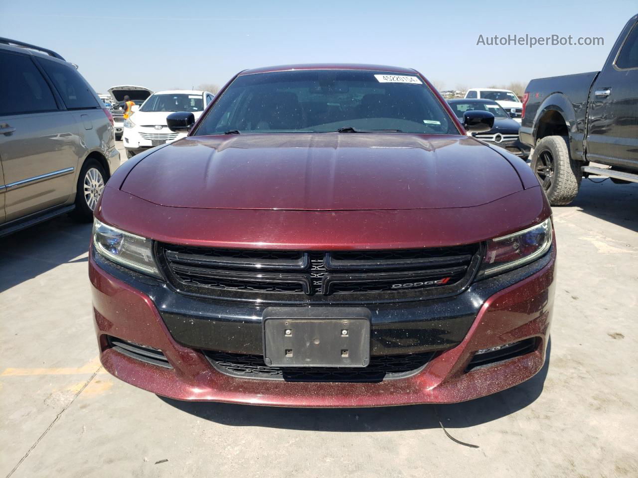 2017 Dodge Charger Sxt Maroon vin: 2C3CDXHG2HH514827