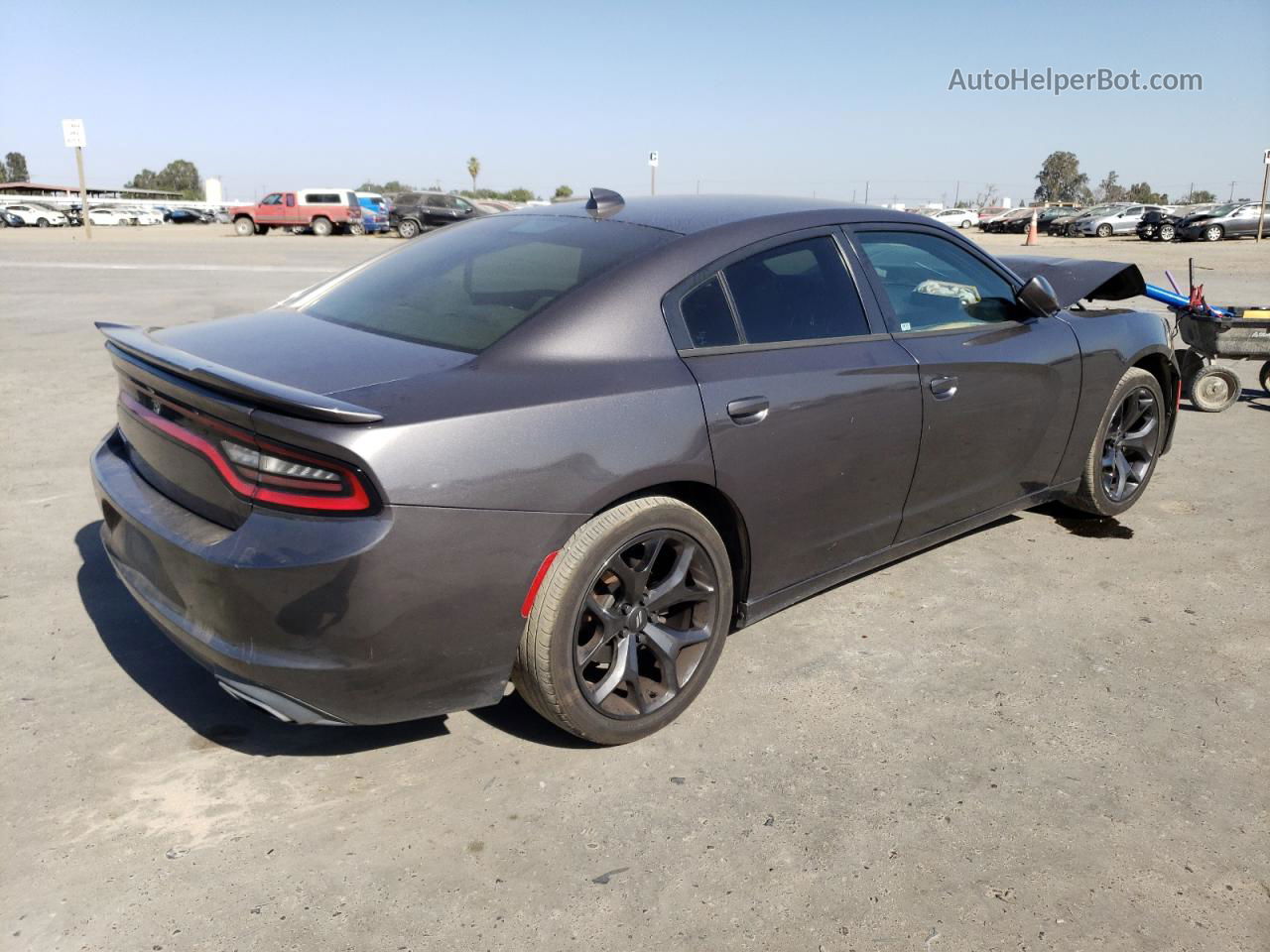 2017 Dodge Charger Sxt Charcoal vin: 2C3CDXHG2HH581119