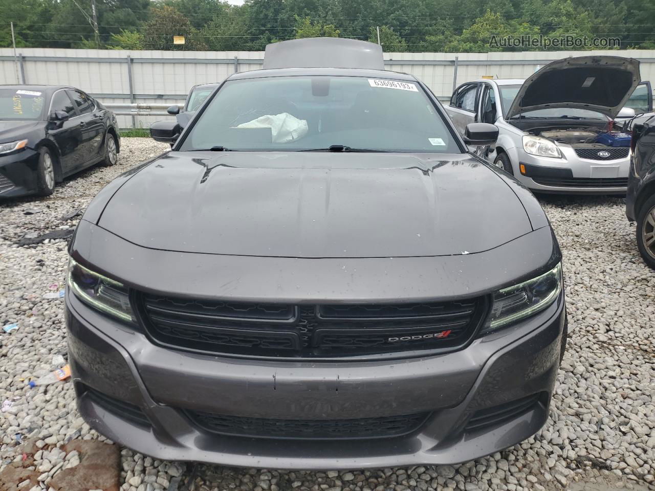 2018 Dodge Charger Sxt Plus Gray vin: 2C3CDXHG2JH133744