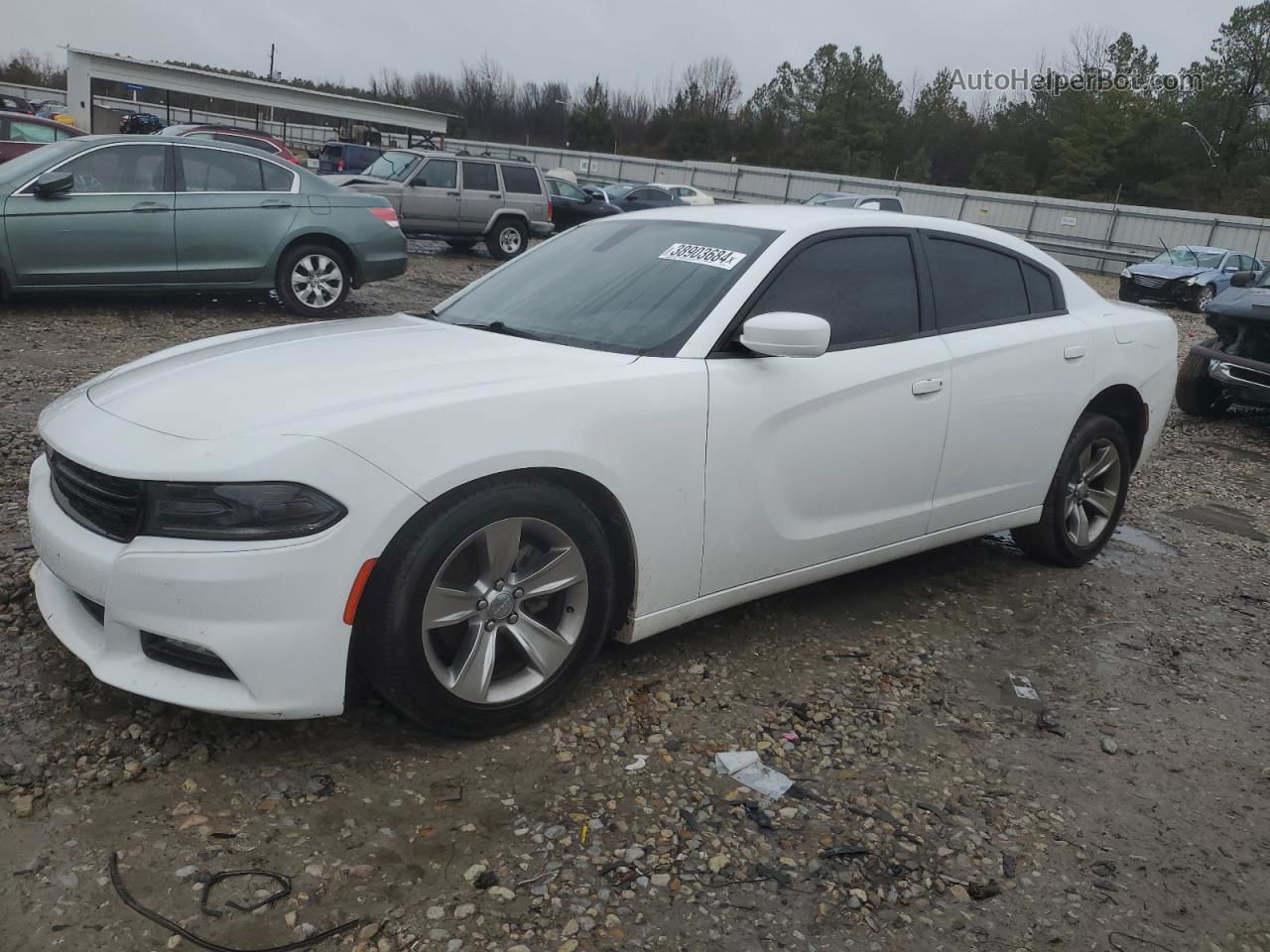 2018 Dodge Charger Sxt Plus Белый vin: 2C3CDXHG2JH169336