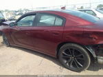 2018 Dodge Charger Sxt Plus Red vin: 2C3CDXHG2JH206451