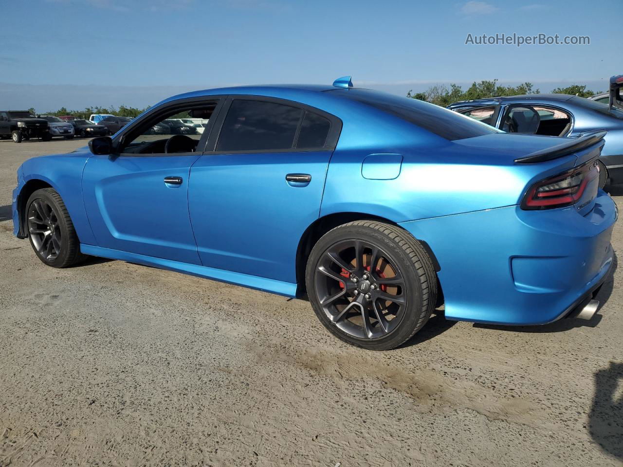 2018 Dodge Charger Sxt Plus Blue vin: 2C3CDXHG2JH291064