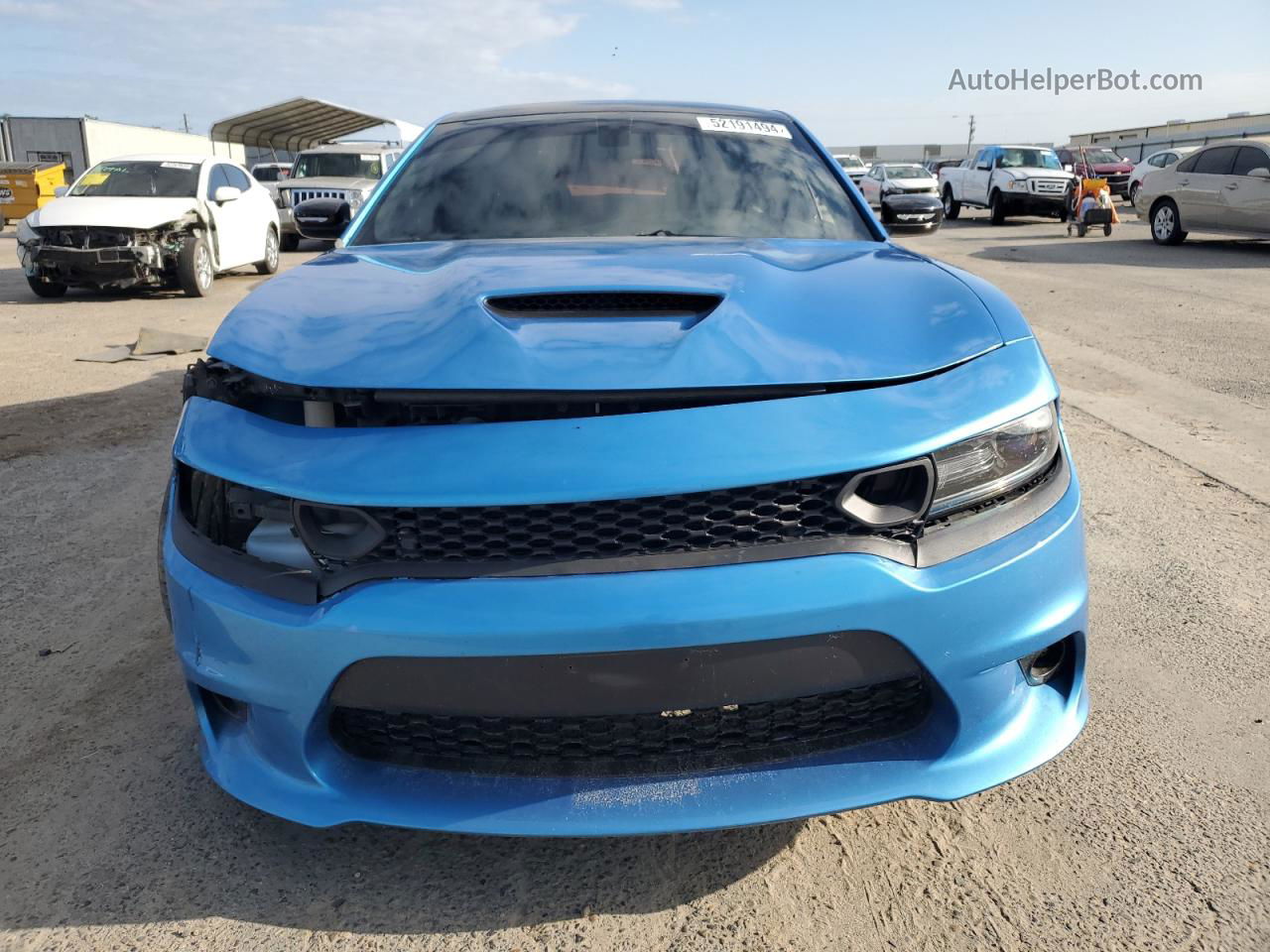 2018 Dodge Charger Sxt Plus Синий vin: 2C3CDXHG2JH291064