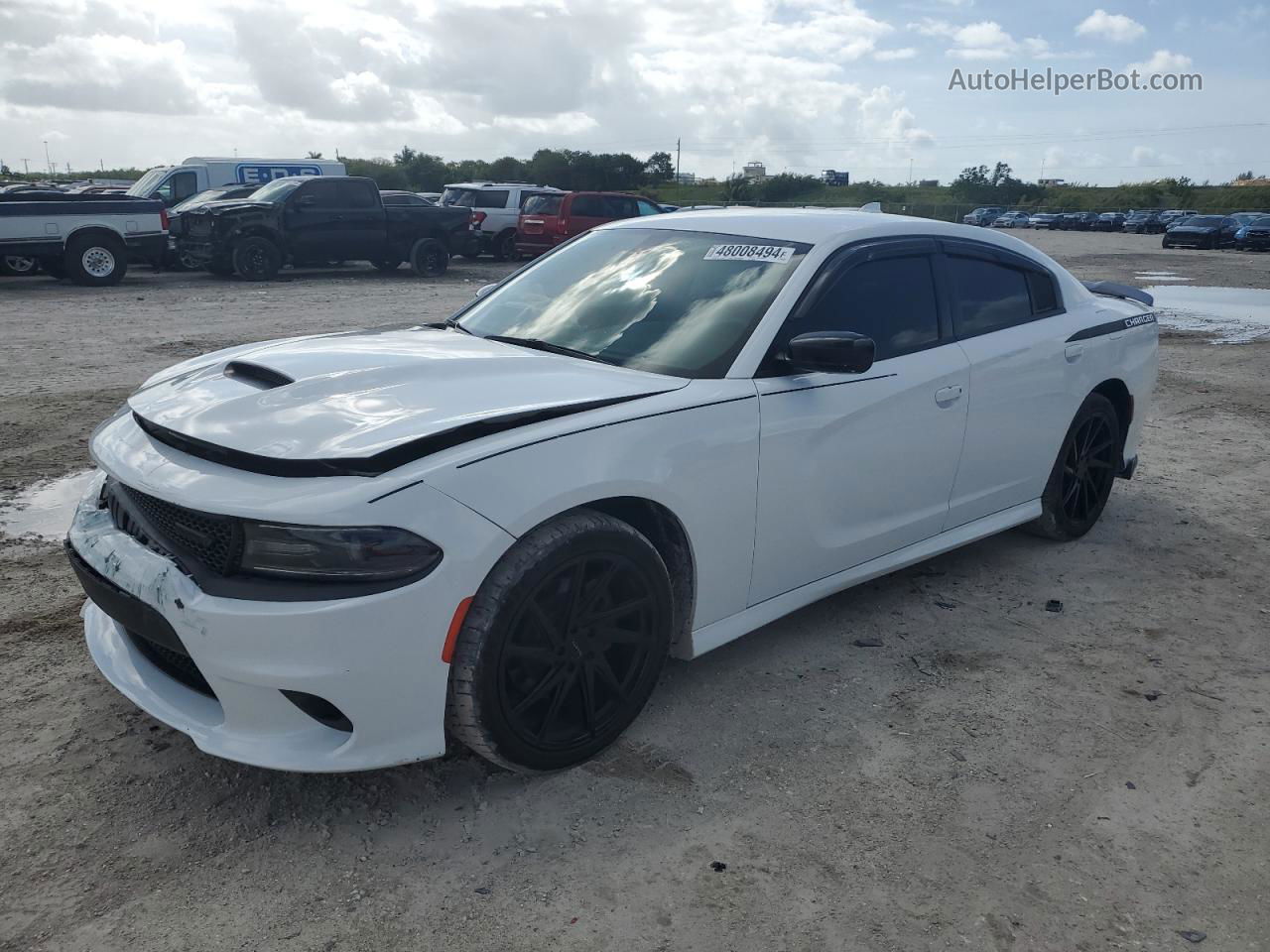 2021 Dodge Charger Gt Белый vin: 2C3CDXHG2MH588632