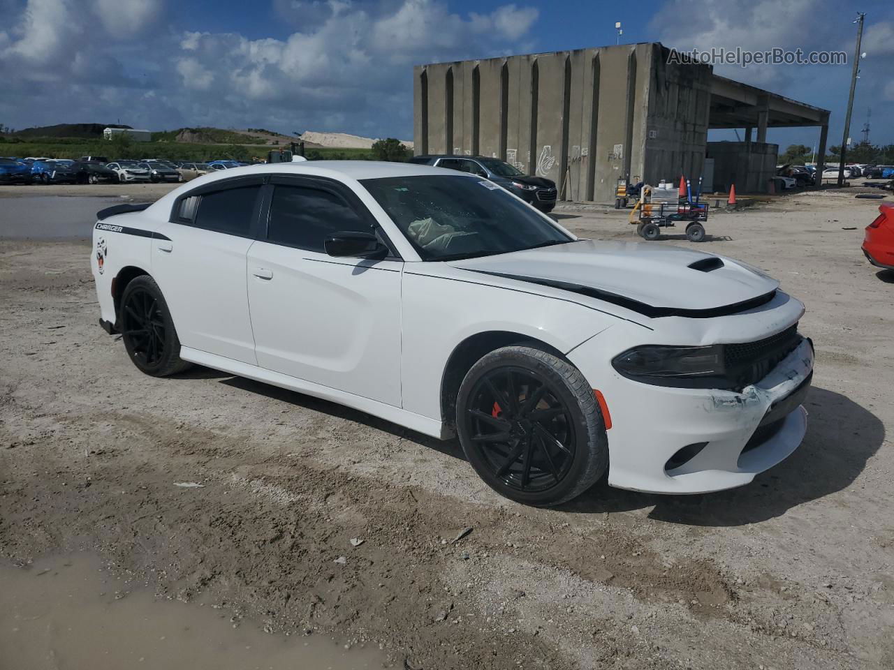 2021 Dodge Charger Gt White vin: 2C3CDXHG2MH588632