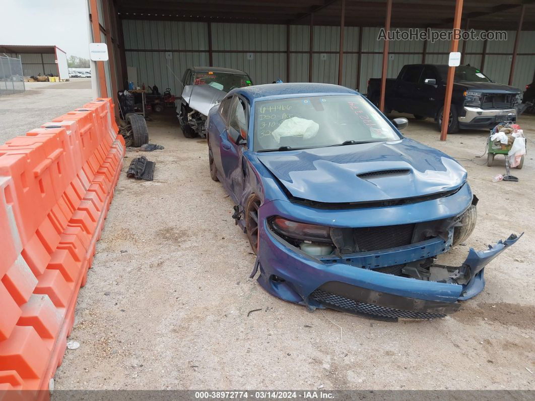 2021 Dodge Charger Gt Rwd Blue vin: 2C3CDXHG2MH601024