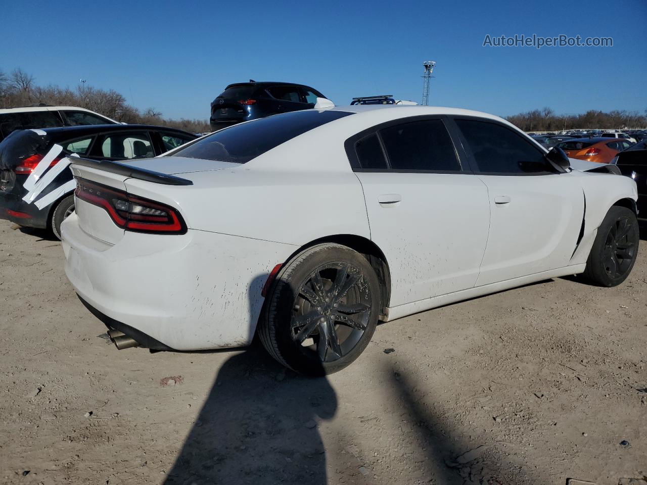 2016 Dodge Charger Sxt Белый vin: 2C3CDXHG3GH163232