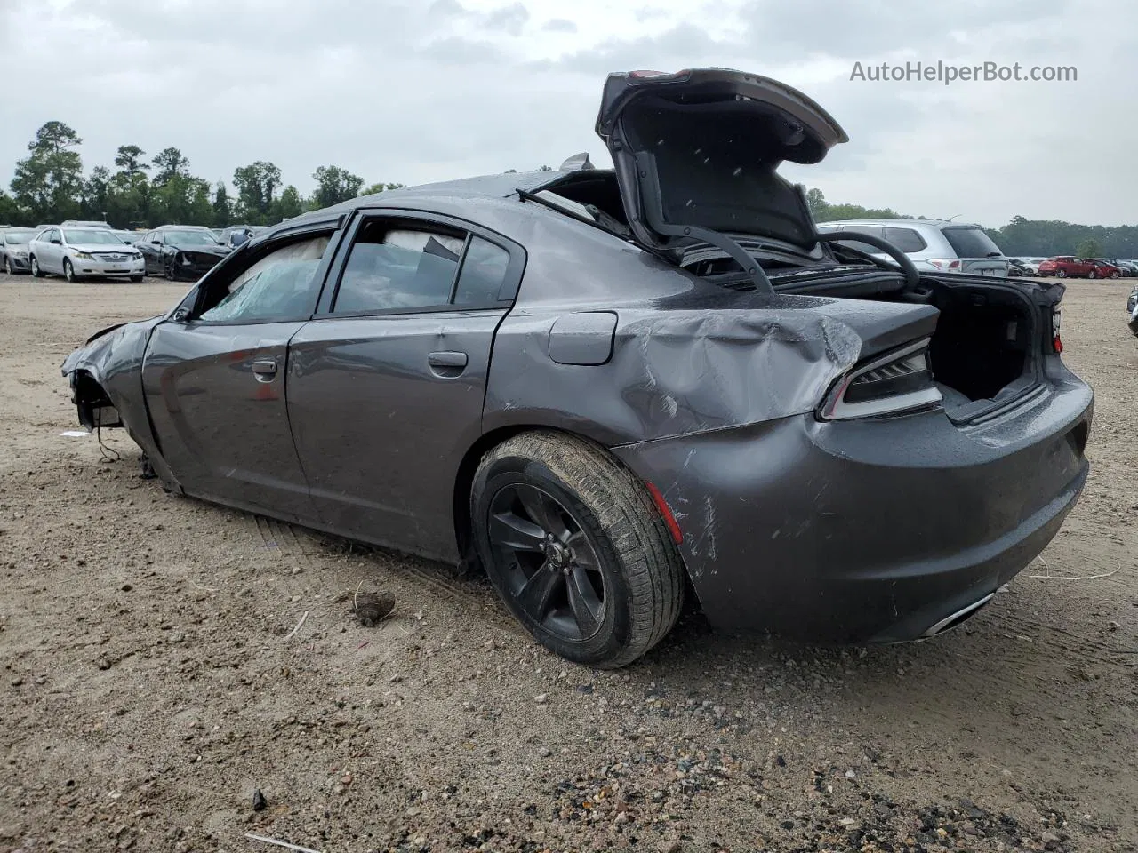 2016 Dodge Charger Sxt Серый vin: 2C3CDXHG3GH192651