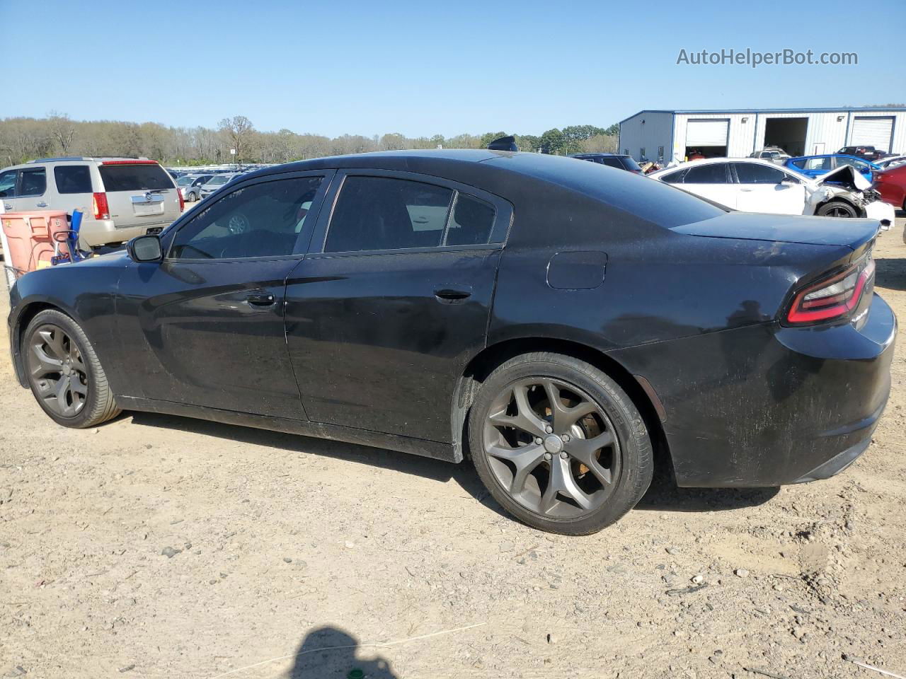 2017 Dodge Charger Sxt Черный vin: 2C3CDXHG3HH504310