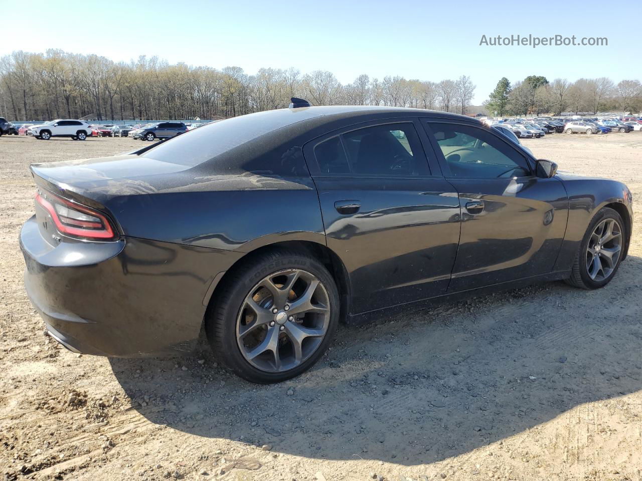 2017 Dodge Charger Sxt Черный vin: 2C3CDXHG3HH504310