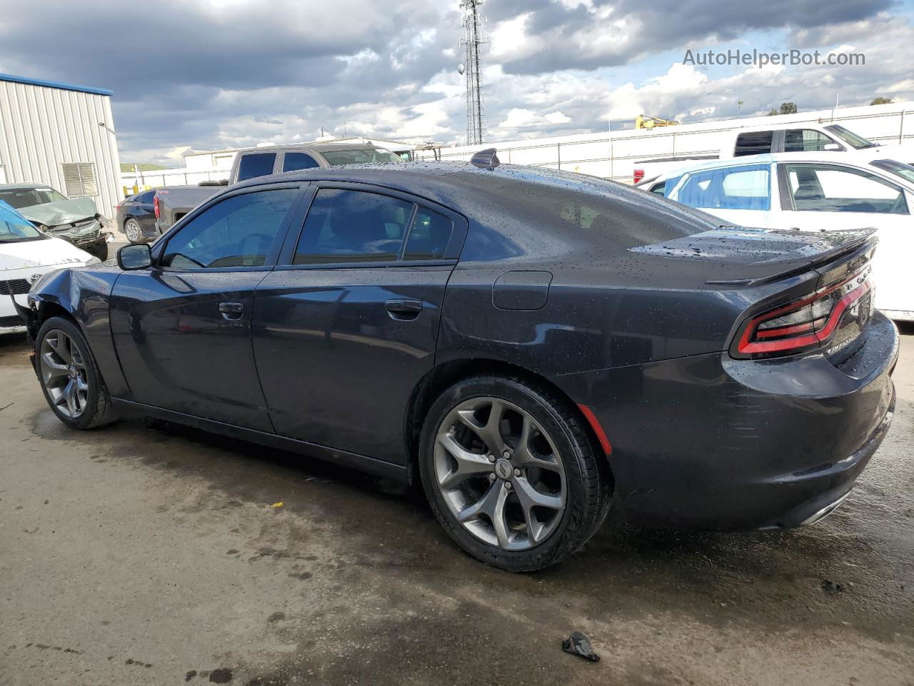 2017 Dodge Charger Sxt Угольный vin: 2C3CDXHG3HH517414