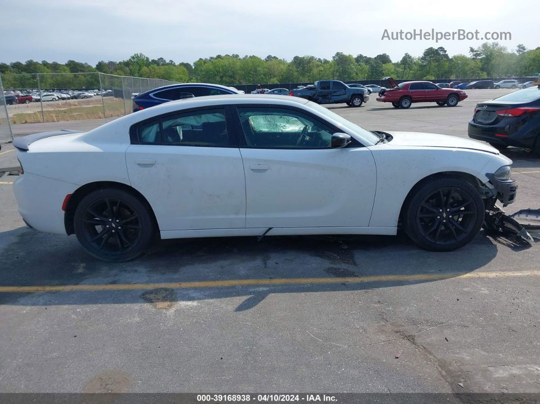 2017 Dodge Charger Sxt Rwd White vin: 2C3CDXHG3HH575376