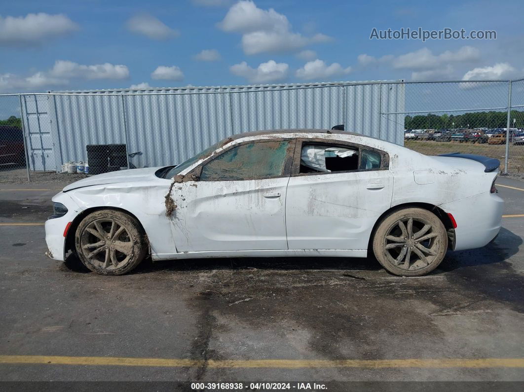 2017 Dodge Charger Sxt Rwd White vin: 2C3CDXHG3HH575376