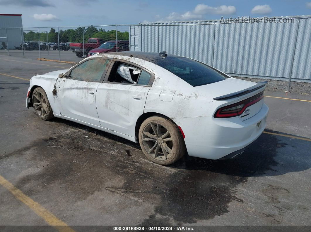 2017 Dodge Charger Sxt Rwd White vin: 2C3CDXHG3HH575376