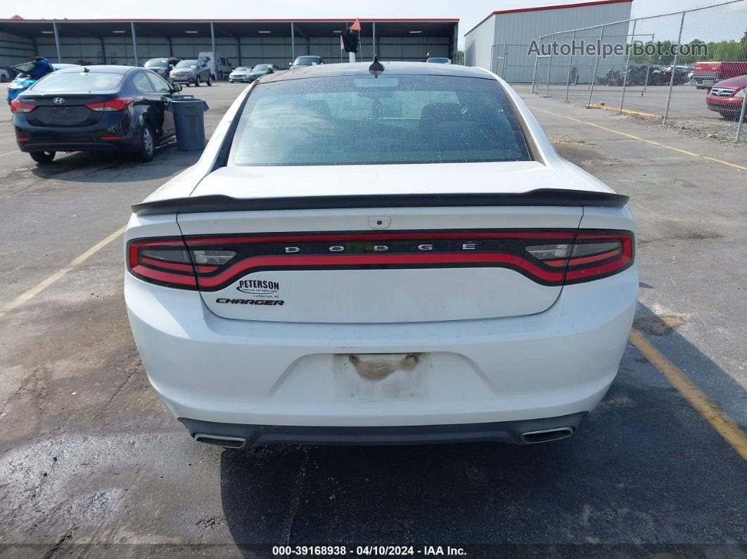 2017 Dodge Charger Sxt Rwd White vin: 2C3CDXHG3HH575376