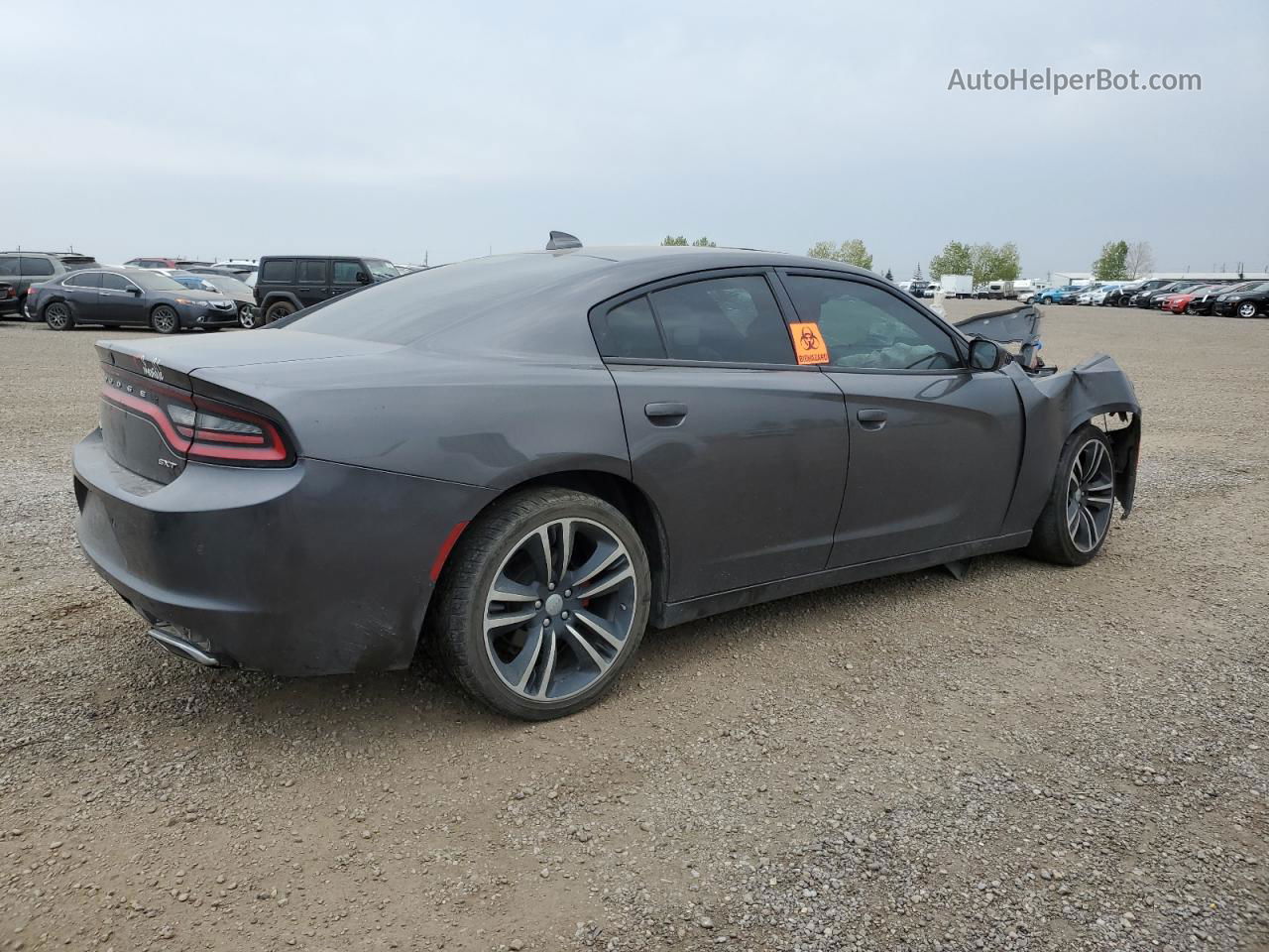 2018 Dodge Charger Sxt Plus Gray vin: 2C3CDXHG3JH220388