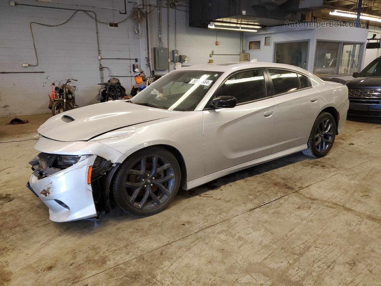 2021 Dodge Charger Gt Silver vin: 2C3CDXHG3MH603476