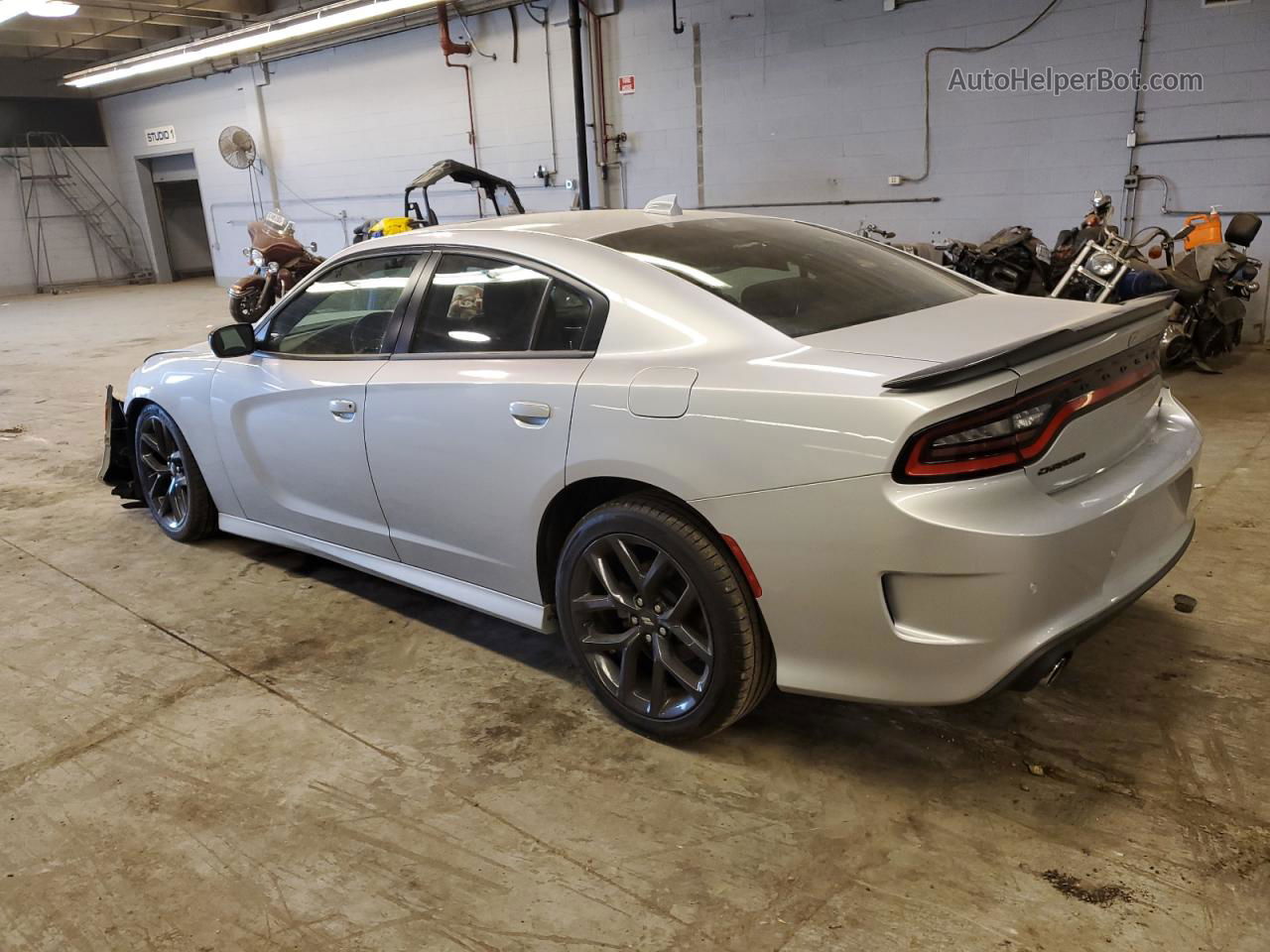 2021 Dodge Charger Gt Silver vin: 2C3CDXHG3MH603476