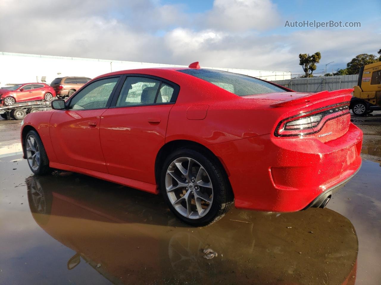 2021 Dodge Charger Gt Red vin: 2C3CDXHG3MH639863
