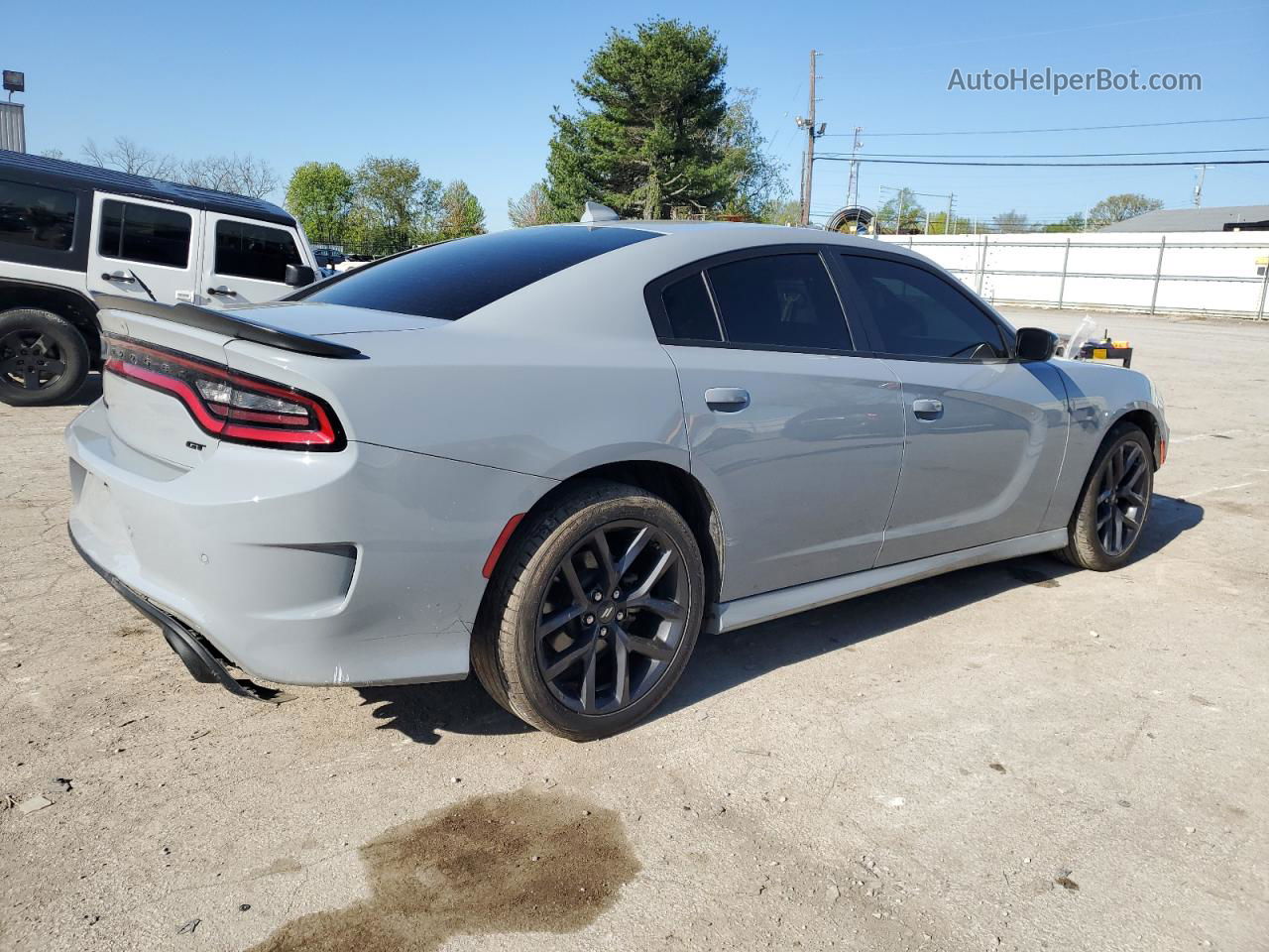 2021 Dodge Charger Gt Gray vin: 2C3CDXHG3MH648417