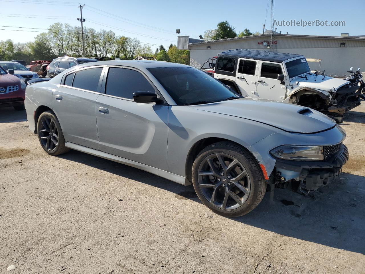 2021 Dodge Charger Gt Gray vin: 2C3CDXHG3MH648417