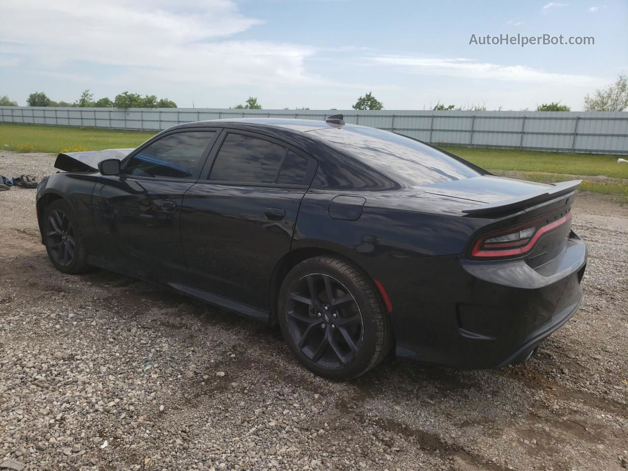 2021 Dodge Charger Gt Черный vin: 2C3CDXHG3MH650328