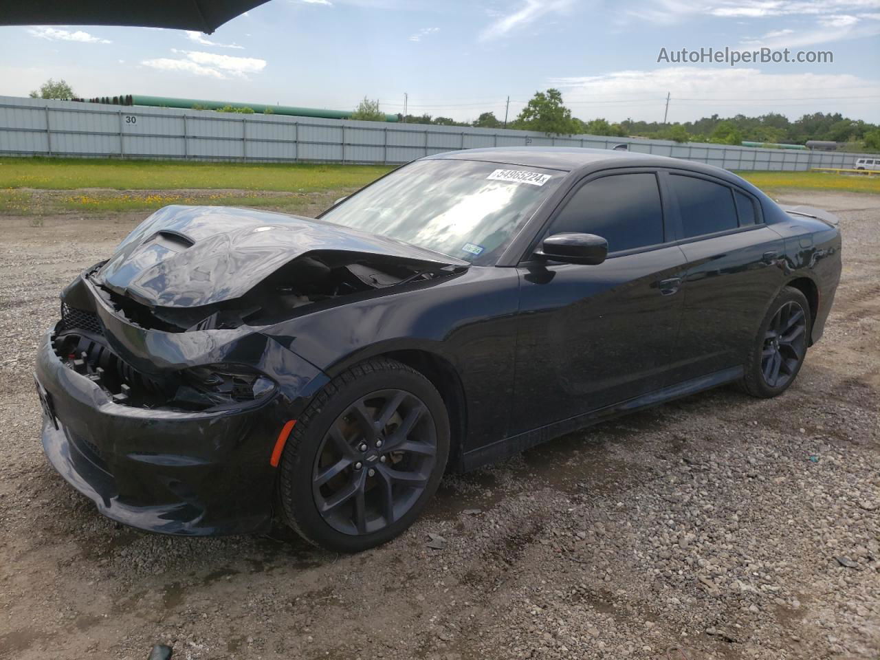 2021 Dodge Charger Gt Черный vin: 2C3CDXHG3MH650328