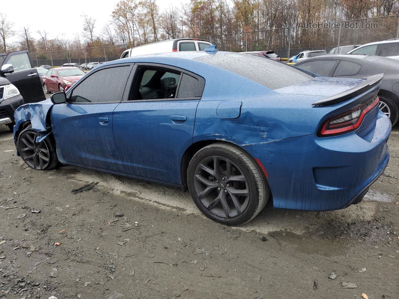 2021 Dodge Charger Gt Blue vin: 2C3CDXHG3MH653570