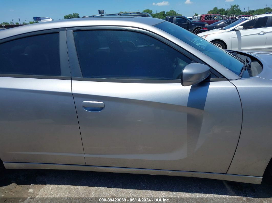 2016 Dodge Charger Sxt Silver vin: 2C3CDXHG4GH132930