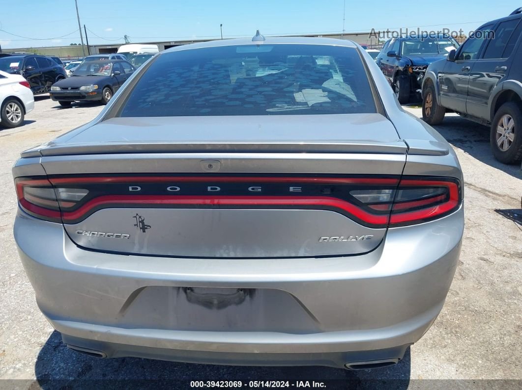 2016 Dodge Charger Sxt Silver vin: 2C3CDXHG4GH132930