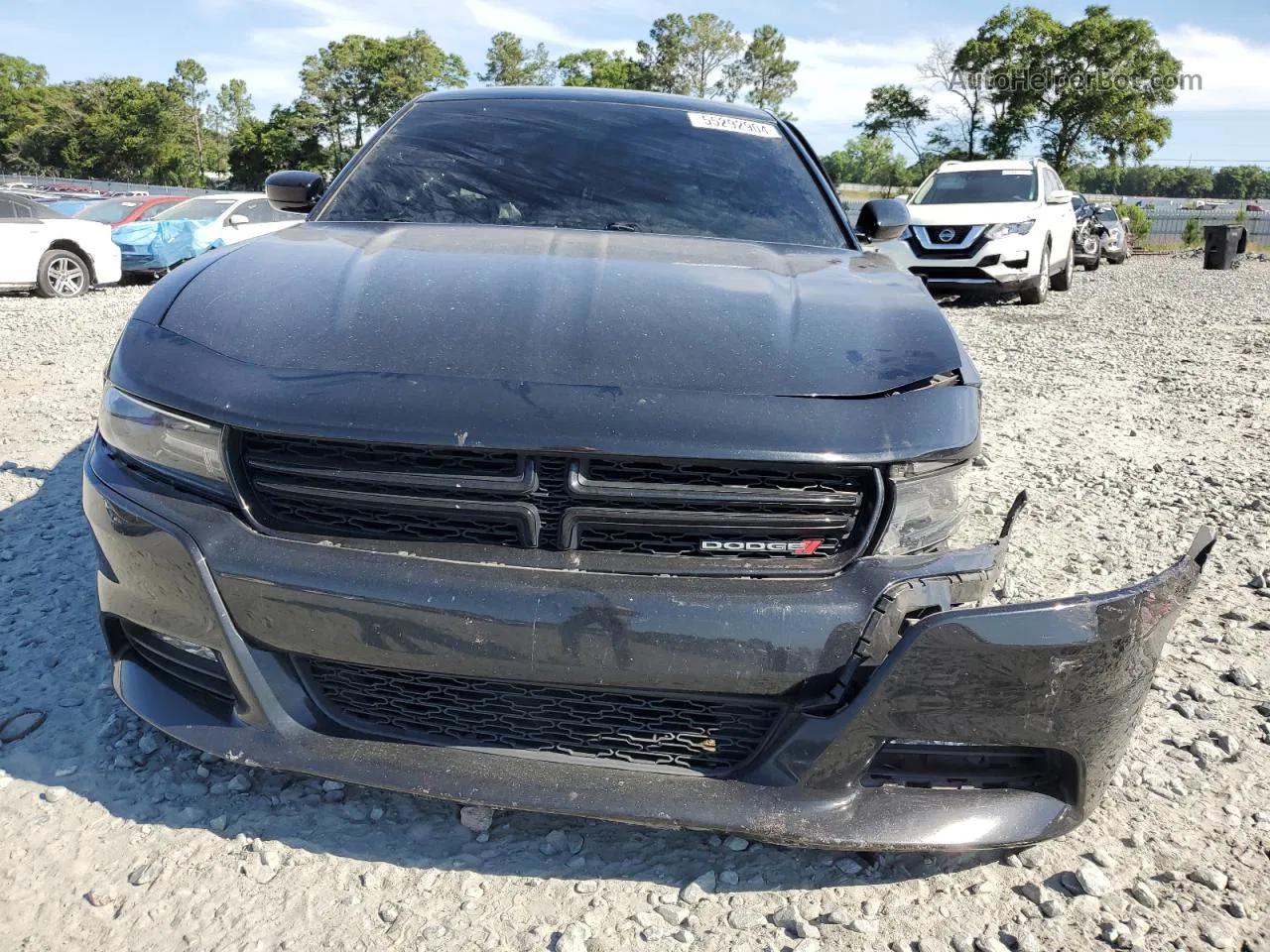 2016 Dodge Charger Sxt Black vin: 2C3CDXHG4GH144088