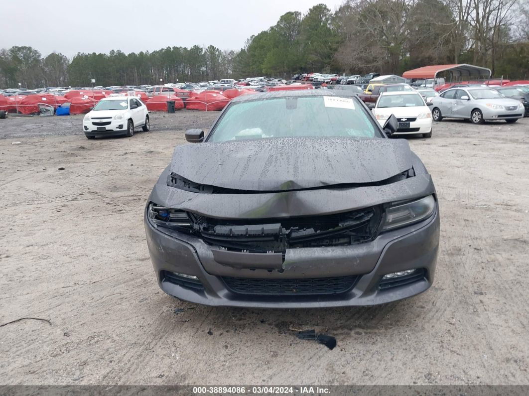 2016 Dodge Charger Sxt Gray vin: 2C3CDXHG4GH178614