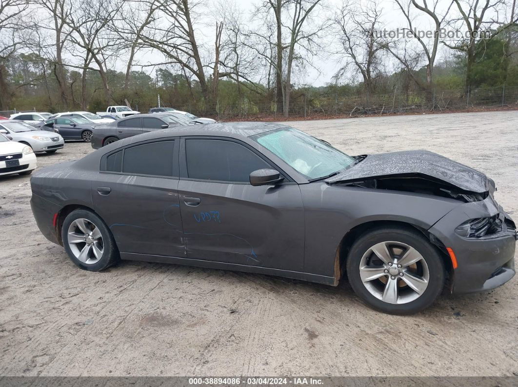 2016 Dodge Charger Sxt Серый vin: 2C3CDXHG4GH178614