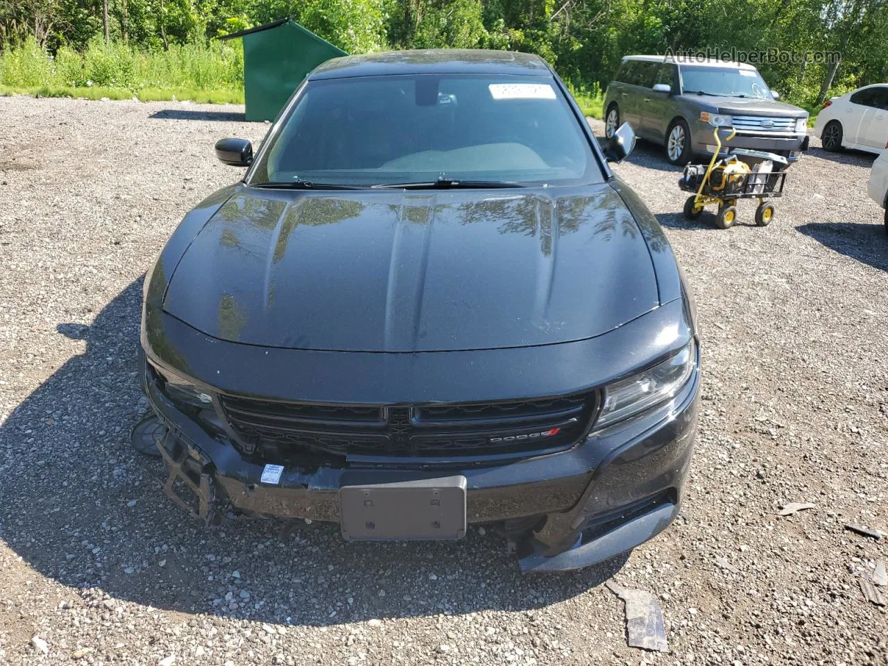 2016 Dodge Charger Sxt Black vin: 2C3CDXHG4GH199219