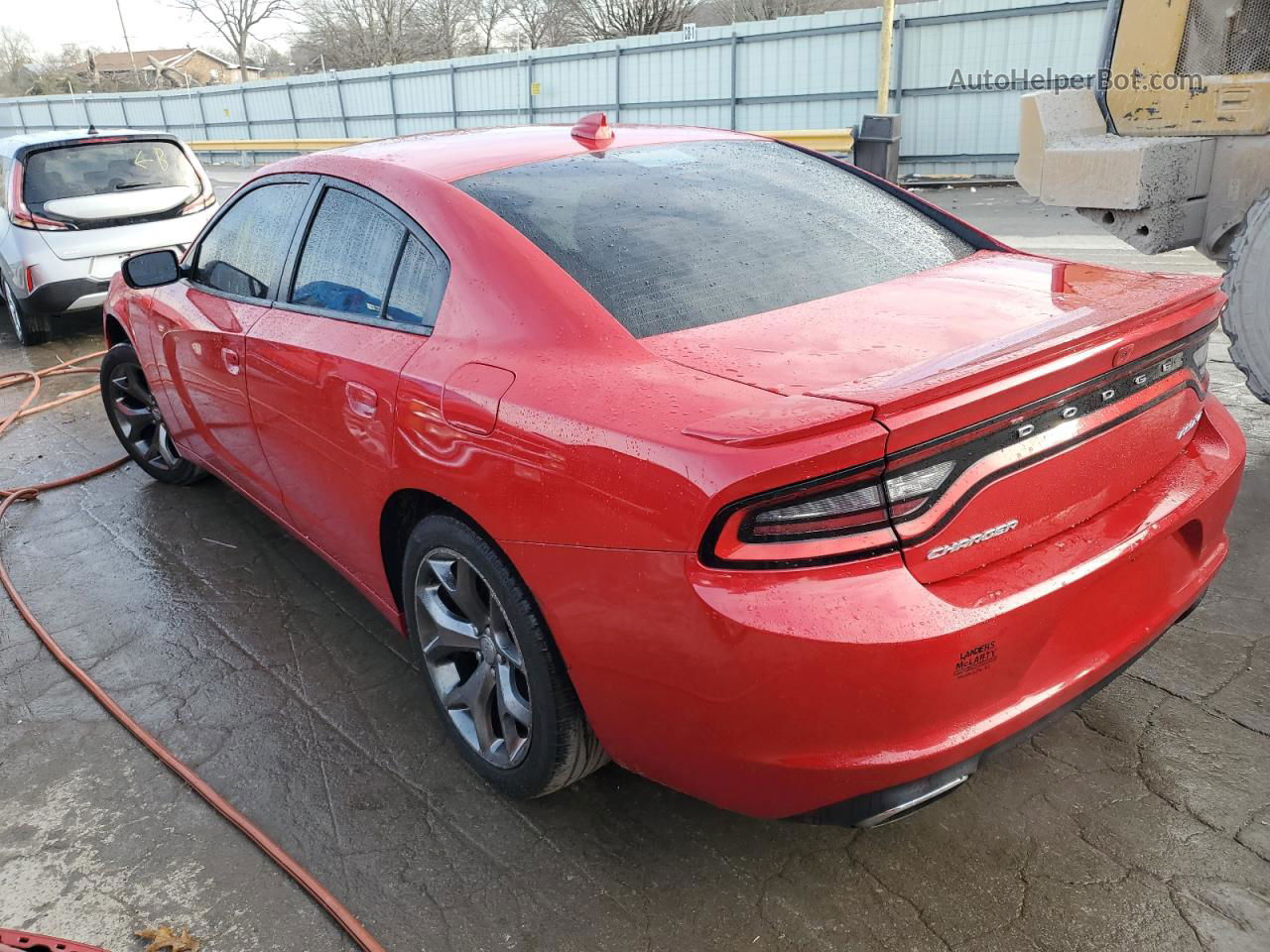 2016 Dodge Charger Sxt Red vin: 2C3CDXHG4GH251786