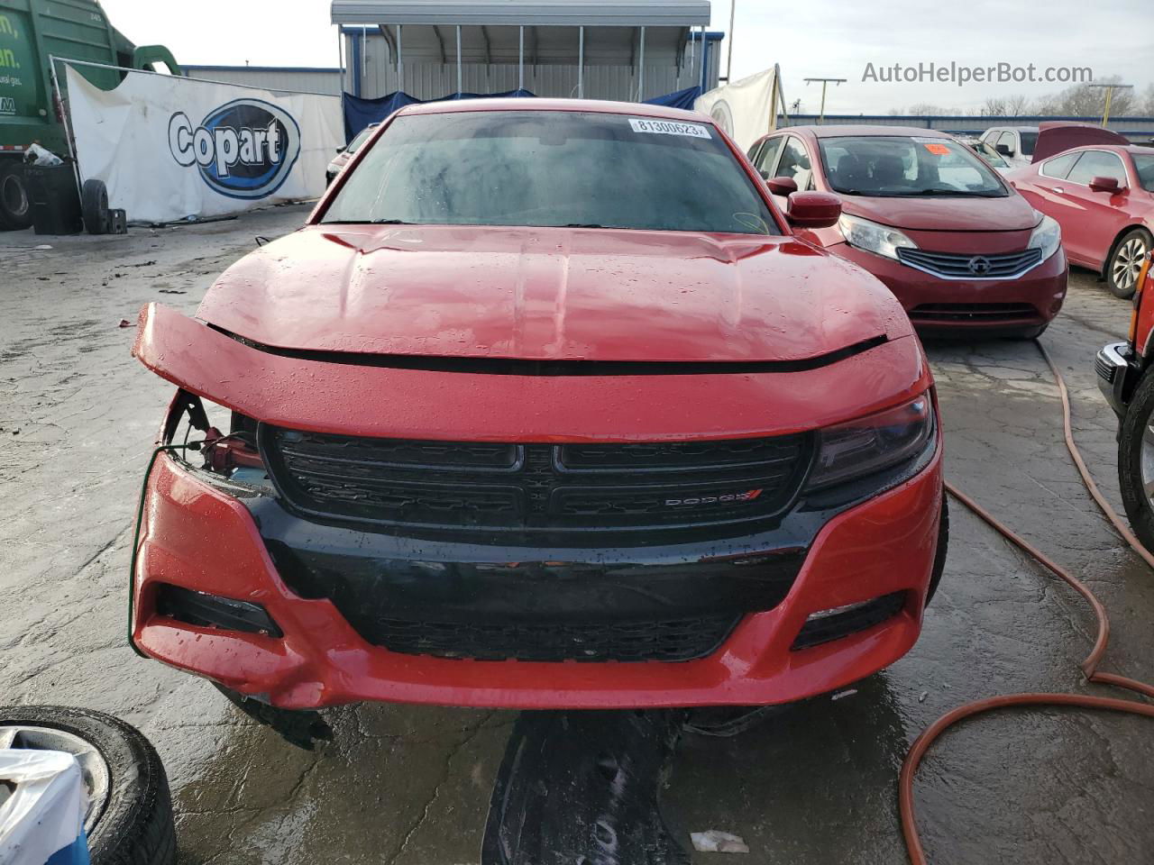 2016 Dodge Charger Sxt Red vin: 2C3CDXHG4GH251786