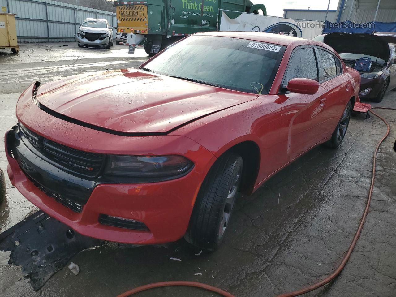 2016 Dodge Charger Sxt Красный vin: 2C3CDXHG4GH251786