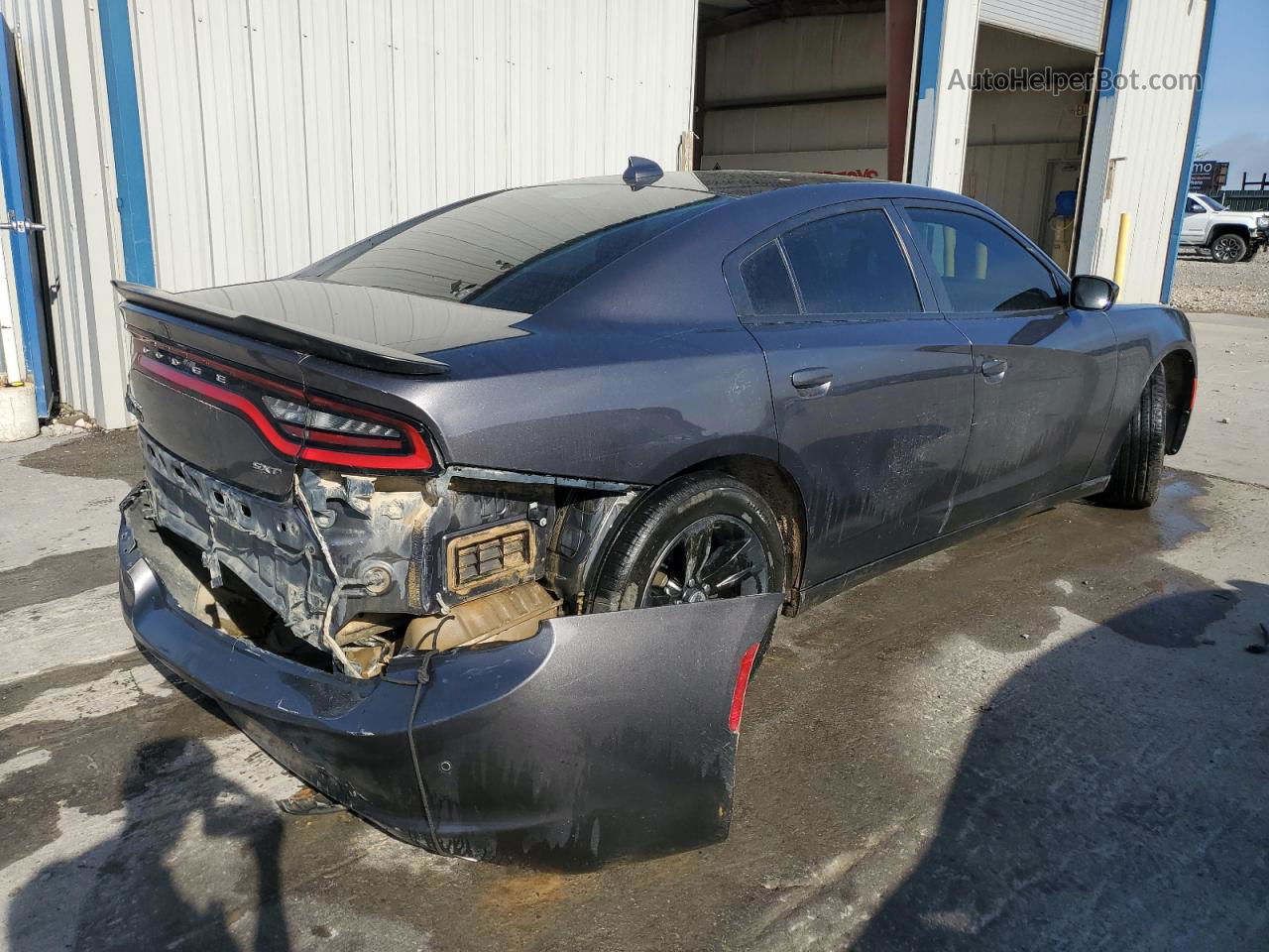 2016 Dodge Charger Sxt Серый vin: 2C3CDXHG4GH292550