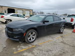 2016 Dodge Charger Sxt Black vin: 2C3CDXHG4GH355355