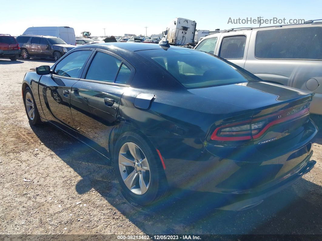 2017 Dodge Charger Sxt Rwd Black vin: 2C3CDXHG4HH503442