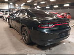 2017 Dodge Charger Sxt Black vin: 2C3CDXHG4HH631440