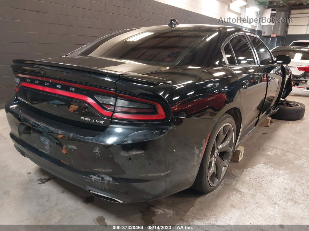 2017 Dodge Charger Sxt Black vin: 2C3CDXHG4HH631440