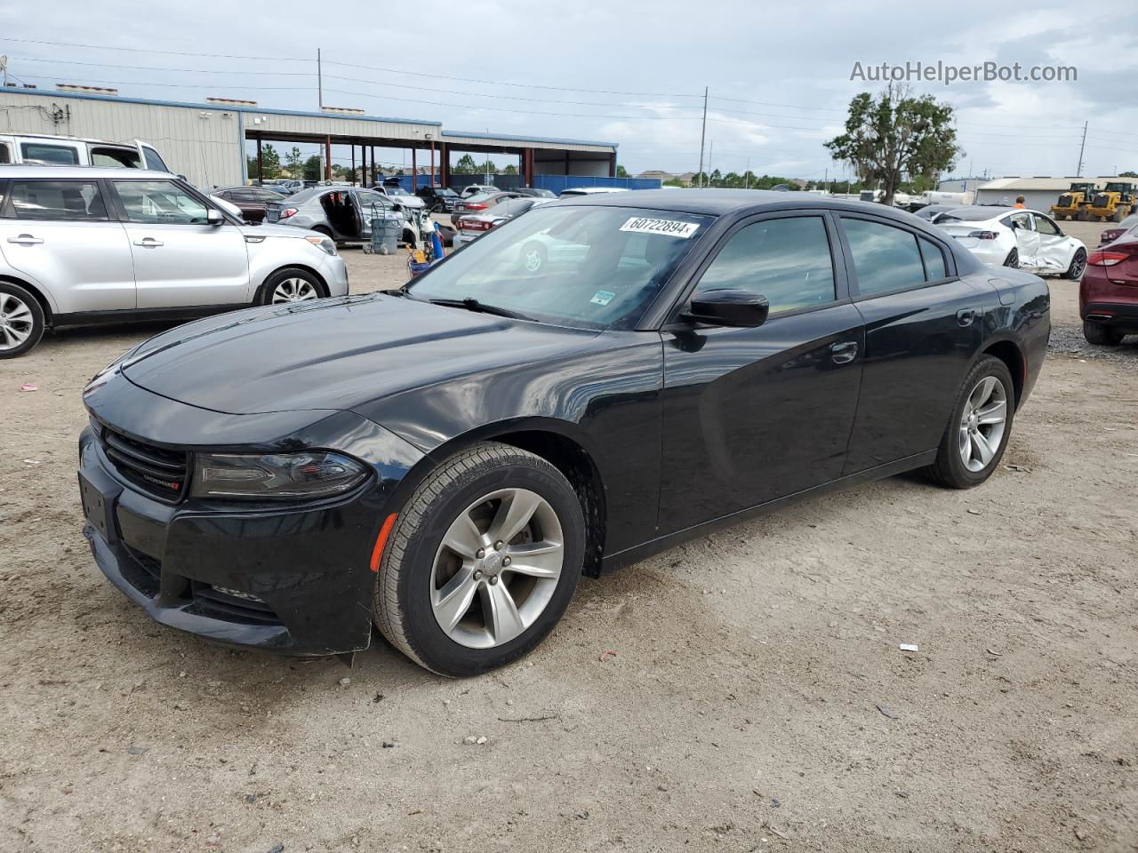 2018 Dodge Charger Sxt Plus Черный vin: 2C3CDXHG4JH125029