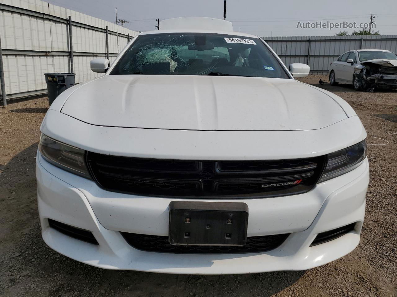 2018 Dodge Charger Sxt Plus White vin: 2C3CDXHG4JH156068