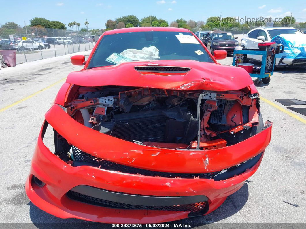 2018 Dodge Charger Sxt Plus Rwd Оранжевый vin: 2C3CDXHG4JH336411