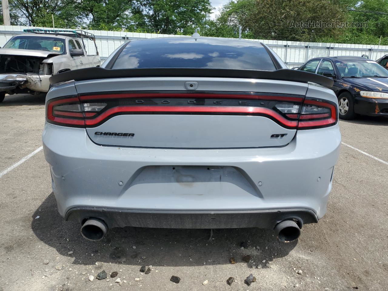 2021 Dodge Charger Gt Gray vin: 2C3CDXHG4MH653397