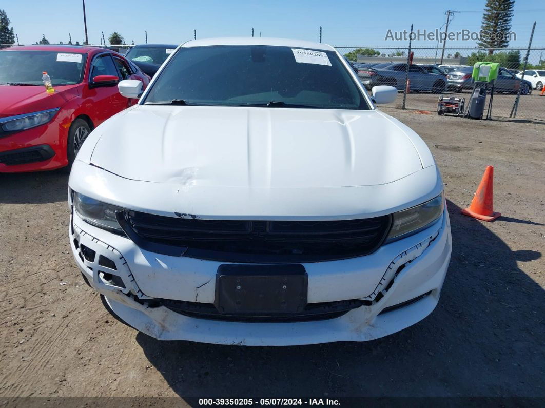 2016 Dodge Charger Sxt White vin: 2C3CDXHG5GH214763